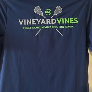 Vineyard Vines Blue and Green Outdoor Lacrosse Game Set
